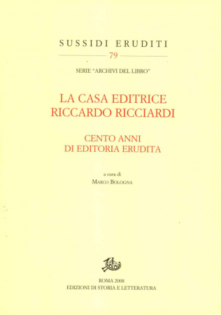 La casa editrice Riccardo Ricciardi